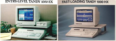 tandy 1000ex|Tandy 1000 EX and HX .